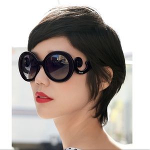 Prada Baroque Tortoise Shell Sunglasses